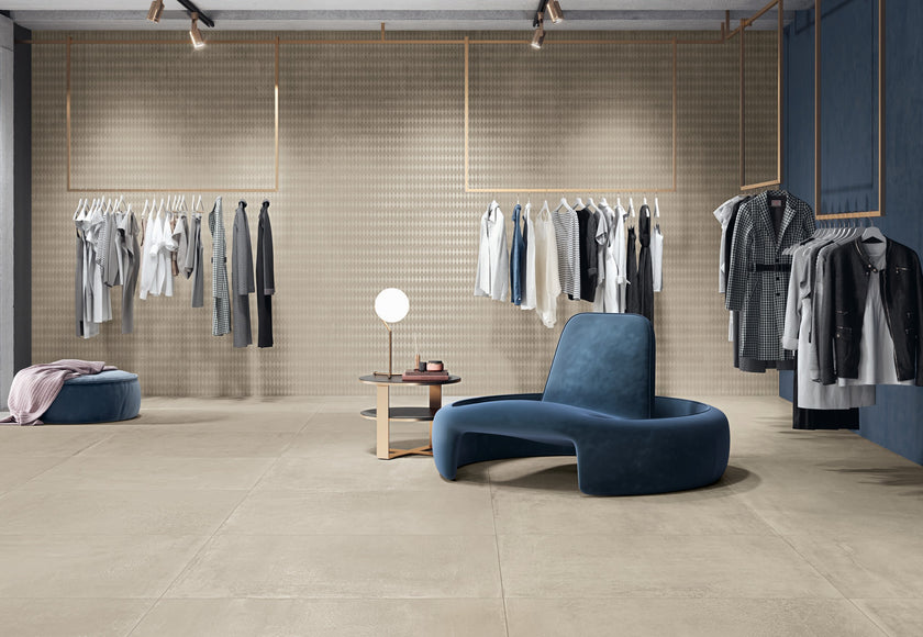 Carrelage effet béton Cerdomus LeGarage — ambiance 1