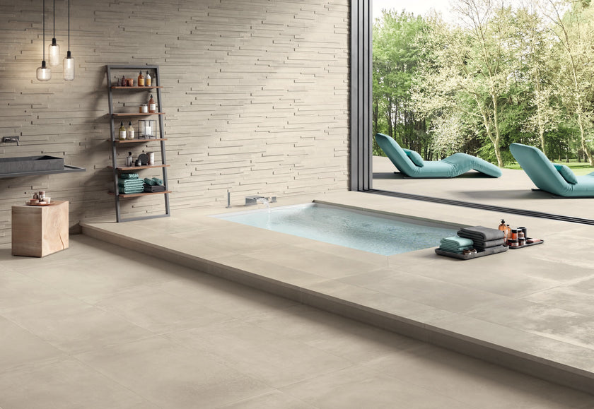 Carrelage effet béton Cerdomus LeGarage — ambiance 4