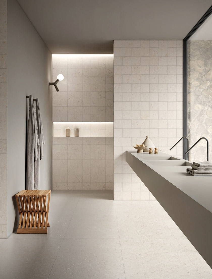 Carrelage effet pierre Cerdomus Miralith — ambiance 2