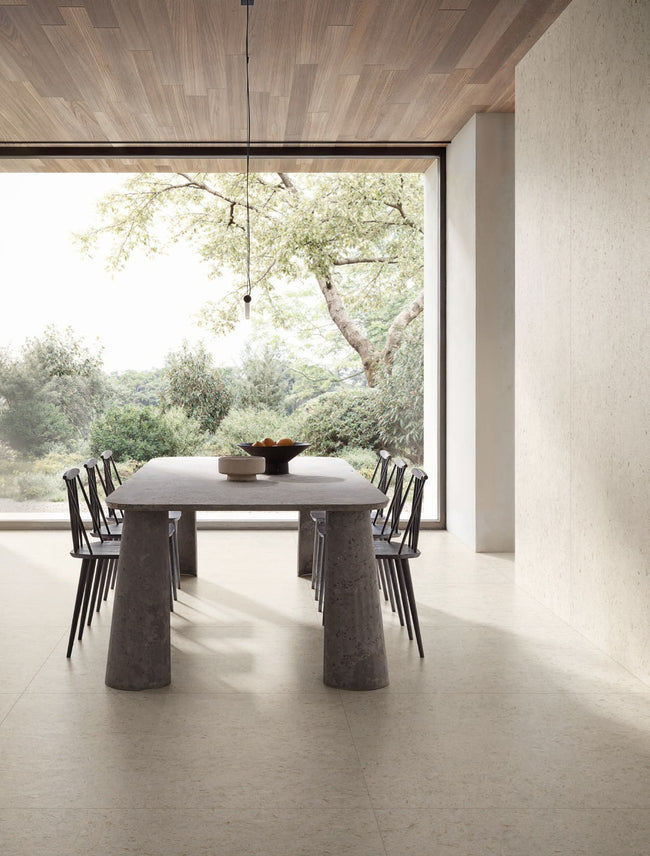 Carrelage effet pierre Cerdomus Miralith Trame Lino