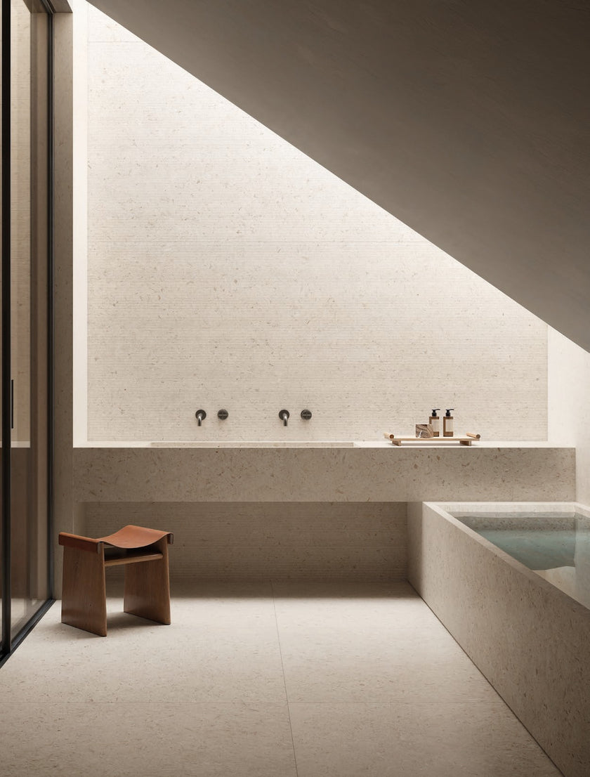 Carrelage effet pierre Cerdomus Miralith — ambiance 4