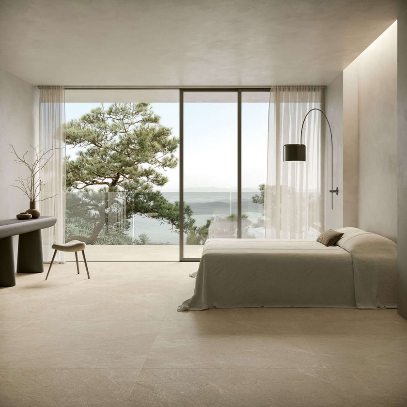 Carrelage effet pierre Cerdomus Moonstone — ambiance 3
