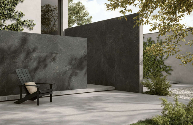 Carrelage effet pierre Cerdomus Moonstone — ambiance 1