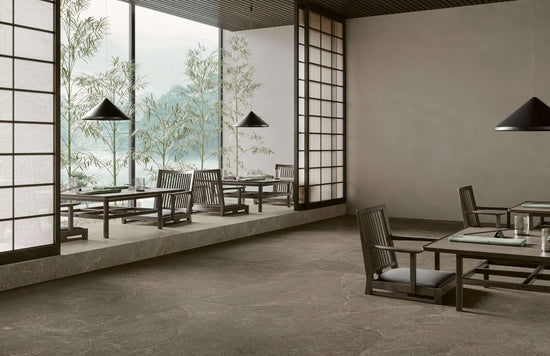 Carrelage effet pierre Cerdomus Moonstone Brown