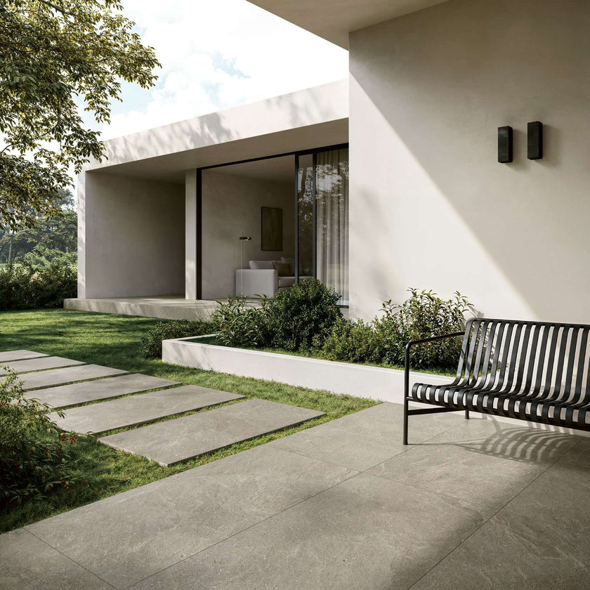 Carrelage effet pierre Cerdomus Moonstone — ambiance 4