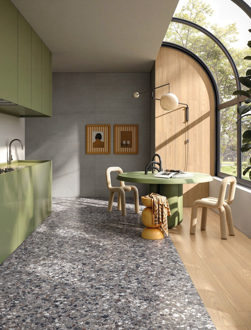 Carrelage effet béton Cerdomus Neoclassica — ambiance 1