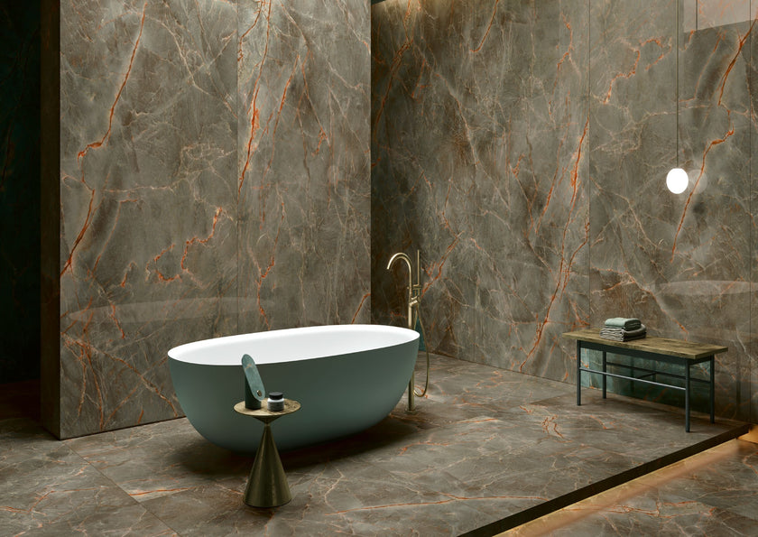 Carrelage effet marbre Cerdomus Omnia — ambiance 1