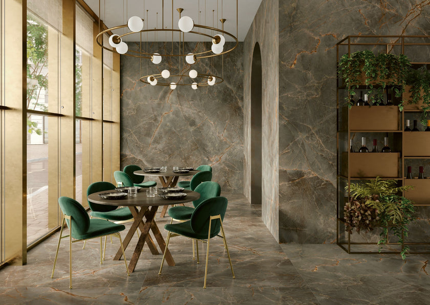 Carrelage effet marbre Cerdomus Omnia — ambiance 3