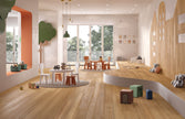 Carrelage effet bois Cerdomus Opera — ambiance 5