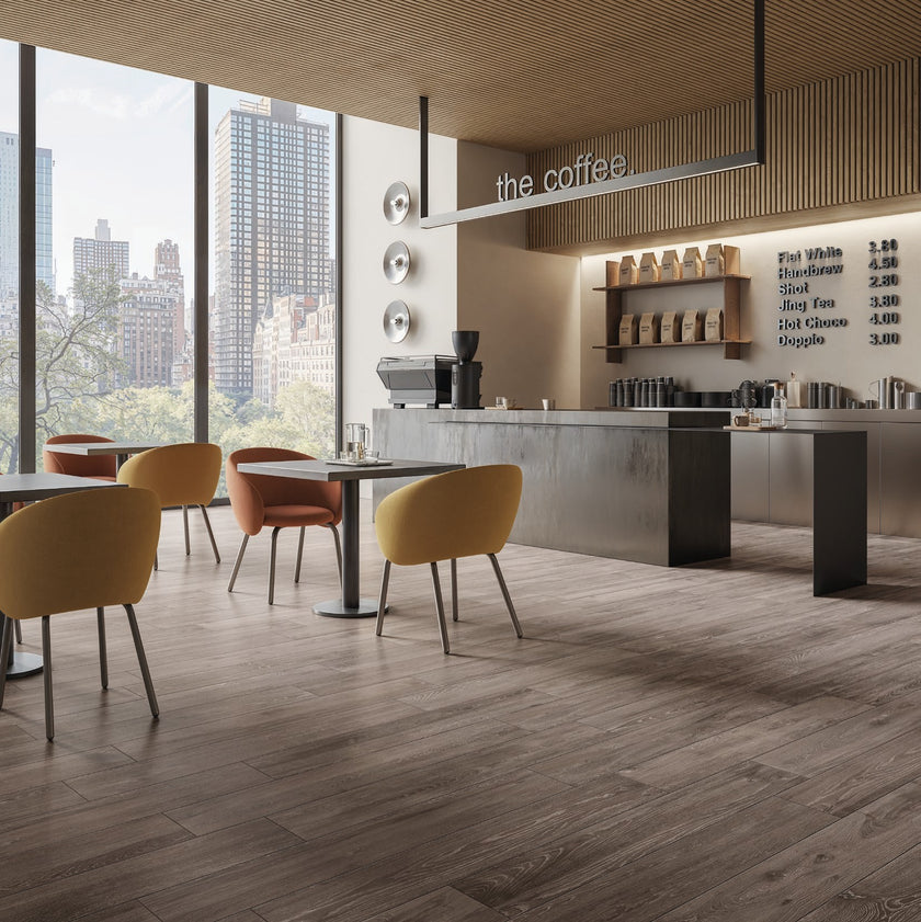 Carrelage effet bois Cerdomus Othello Dark Grey