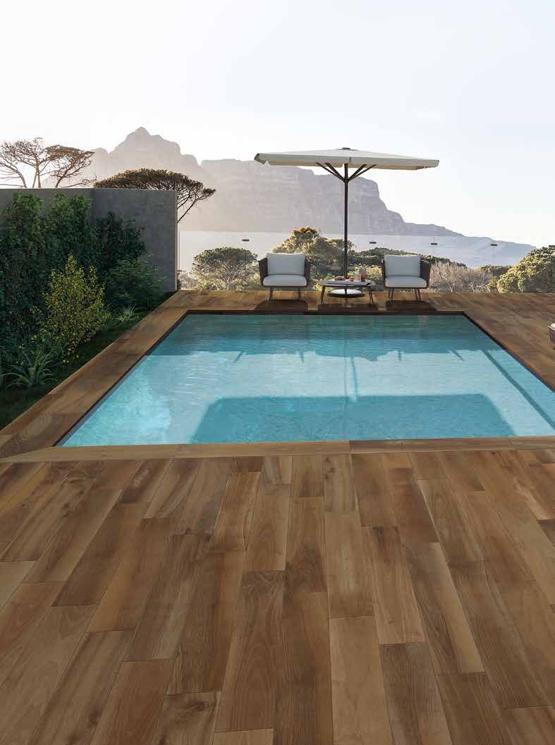 Carrelage effet bois Cerdomus Privé — ambiance 3