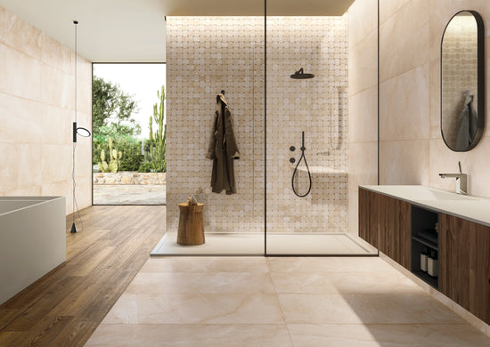 Carrelage effet marbre Cerdomus Pulpis Beige