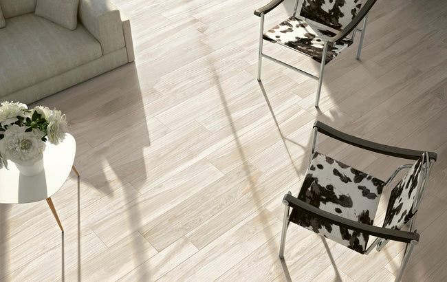 Carrelage effet bois Cerdomus Savanna Milk