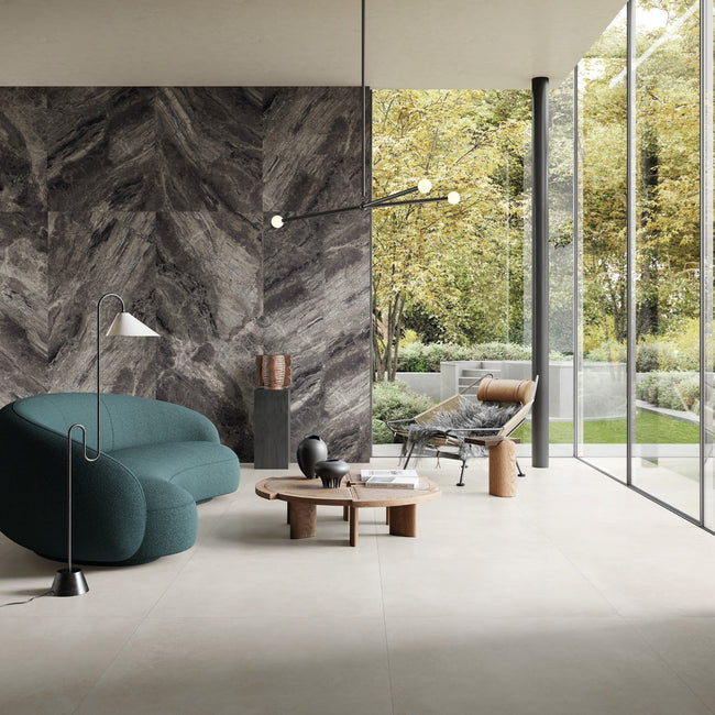 Carrelage effet marbre Cerdomus Supreme Charcoal