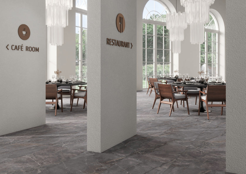 Carrelage effet marbre Cerdomus Sybil Silver