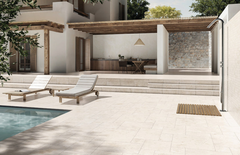 Carrelage effet pierre Cerdomus Tibur — ambiance 5