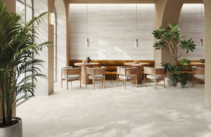 Carrelage effet pierre Cerdomus Tibur — ambiance 2