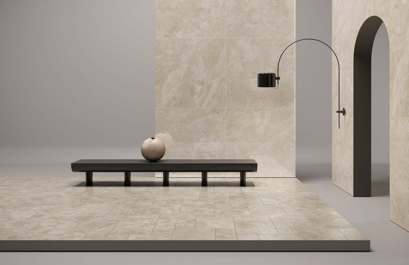 Carrelage effet pierre Cerdomus Tibur Tufo