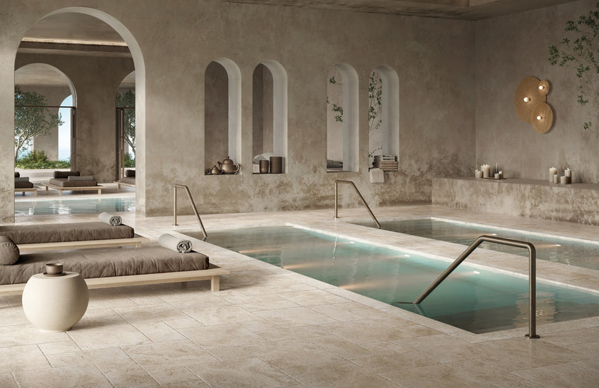 Carrelage effet pierre Cerdomus Tibur — ambiance 4