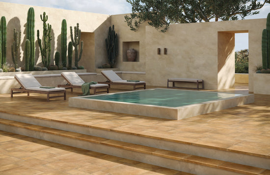 Carrelage effet terre cuite Cerdomus Valdorcia — ambiance 2