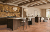 Carrelage effet terre cuite Cerdomus Valdorcia — ambiance 4