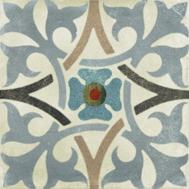 Carrelage Elios D_esign Evo DEC.PALAZZO Ducale SOGG.E 20x20 cm — packshot carreau, réf. 079D50E