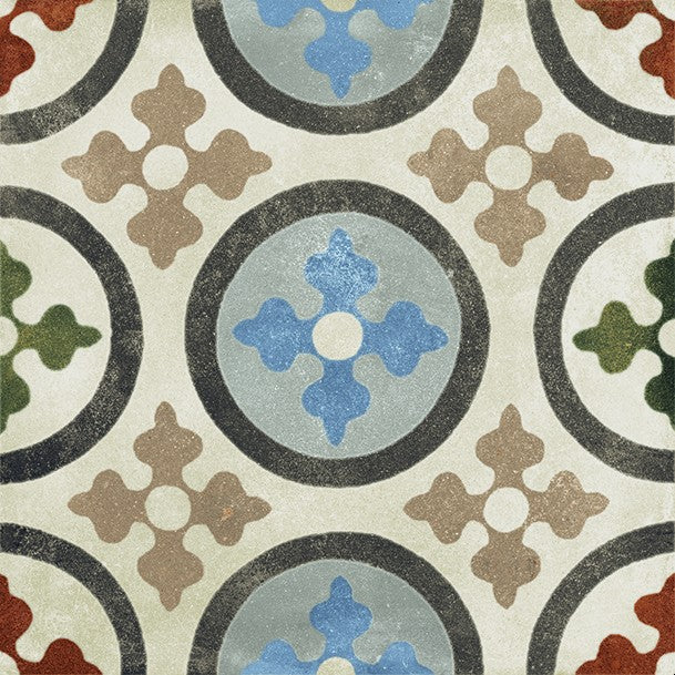 Carrelage Elios D_esign Evo DEC.PALAZZO Ducale SOGG.G 20x20 cm — packshot carreau, réf. 079D50G