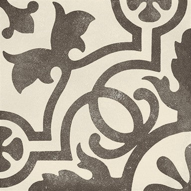 Carrelage Elios D_esign Evo DEC.P.DUCALE B&W SOGG.X 20x20 cm — packshot carreau, réf. 079D60X