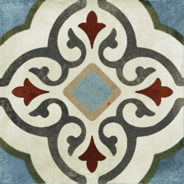 Carrelage Elios D_esign Evo DEC.PALAZZO Ducale SOGG.Z 20x20 cm — packshot carreau, réf. 079D50Z