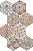 Carrelage Hexatile 17,5 x 20 cm Harmony Colours