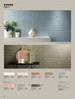 Calepinage de la collection Natucer Evoke