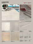 Calepinage de la collection Natucer Limestone
