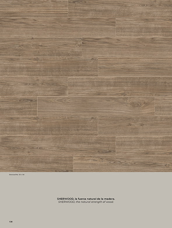 Calepinage de la collection Natucer Sherwood
