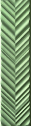 Carrelage Elios Dust Chevron Sage 5x20 cm — packshot carreau, réf. 03E5C60