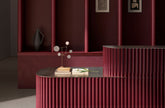 Ambiance carrelage Elios Skultura ArgillaKotta Skultura 5cm Porpora Gloss Soft Commerciale evidenza