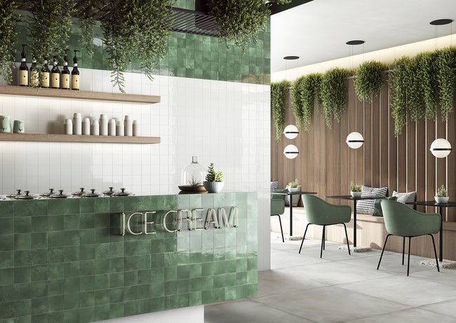 Ambiance carrelage Elios Clay CLAY BAR COTTON EMERALD