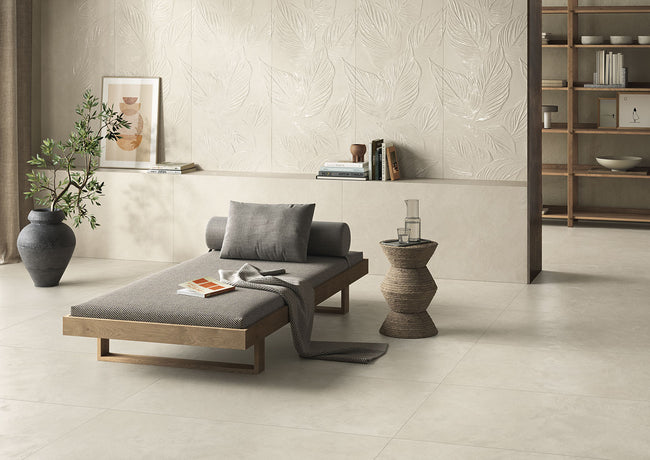 Ambiance carrelage Elios Creta CRETA AVENA CLOE AVENA LIVING