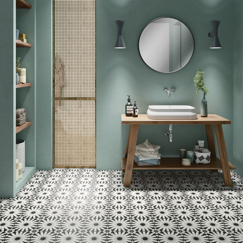 Ambiance carrelage Elios Deco Deco Etnic A nero D1A2 Bagno