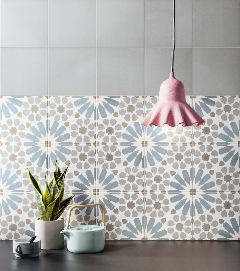 Ambiance carrelage Elios Deco Deco Etnic B LightBlue det2