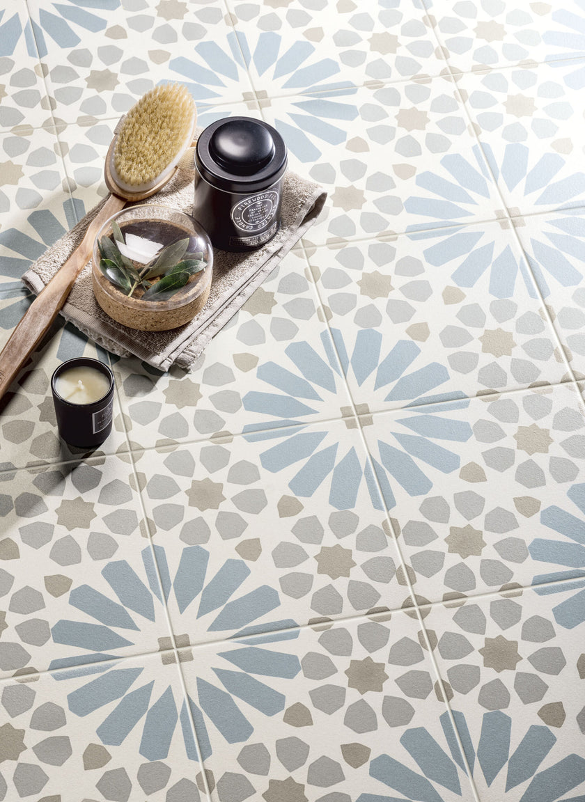 Ambiance carrelage Elios Deco Deco Etnic B LightBlue det