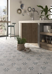 Ambiance carrelage Elios Hexagon hexagon lily grey amb