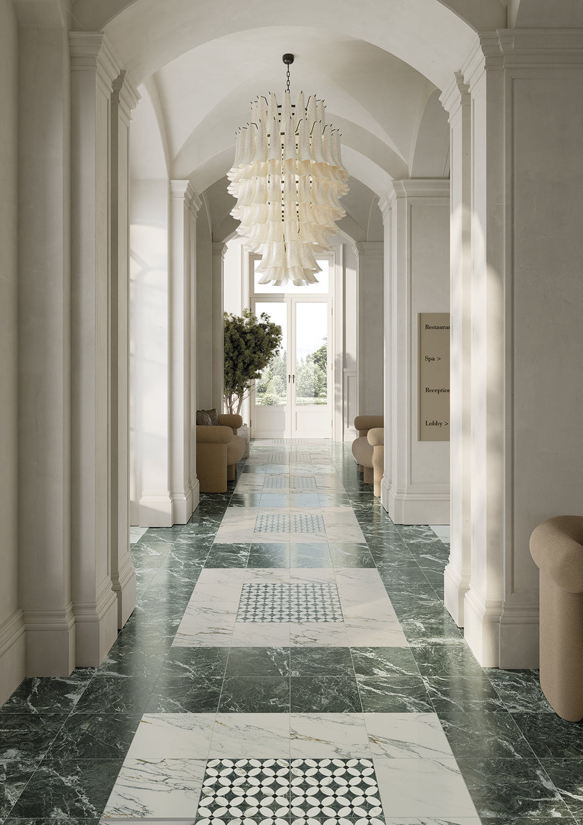 Ambiance carrelage Elios Dynasty Monet Alpi 1