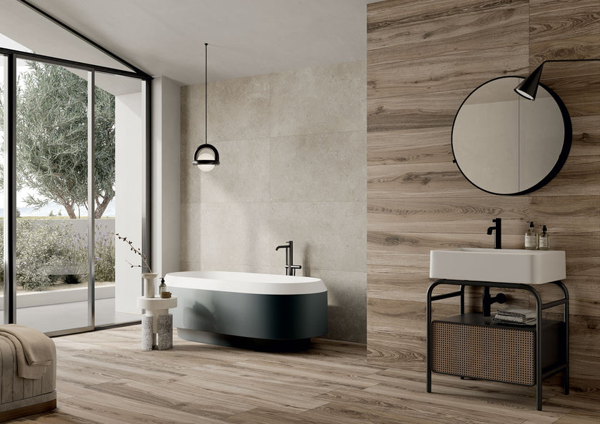 Ambiance carrelage Elios Quercia Quercia amb bathroom