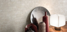 Ambiance carrelage Emil Chateau Chateau Beige Mosaico Mur Part Lampada Living