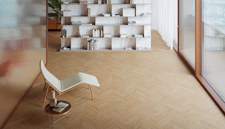 Ambiance carrelage Emil Mimesis Emil Mimesis Living miele