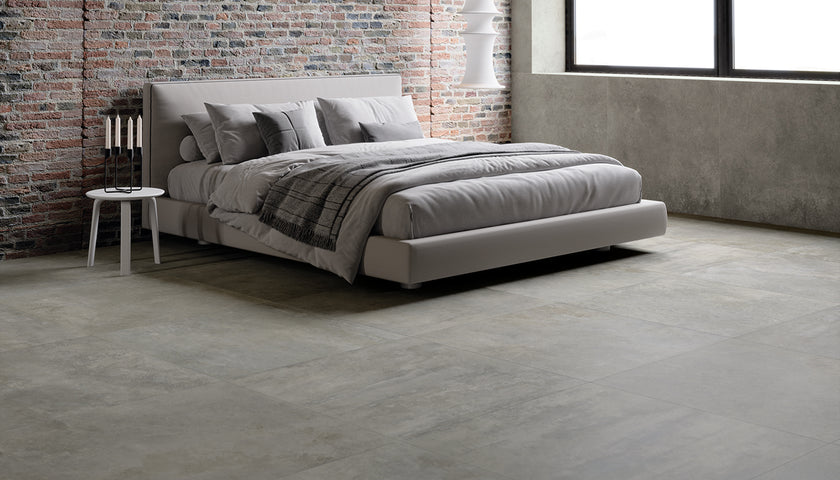 Ambiance carrelage Emil Fabrika Fabrika DarkGrey 60x120 Amb Camera