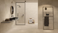 Ambiance carrelage Emil Fabrika Fabrika Sand 60x120 Amb Bagno