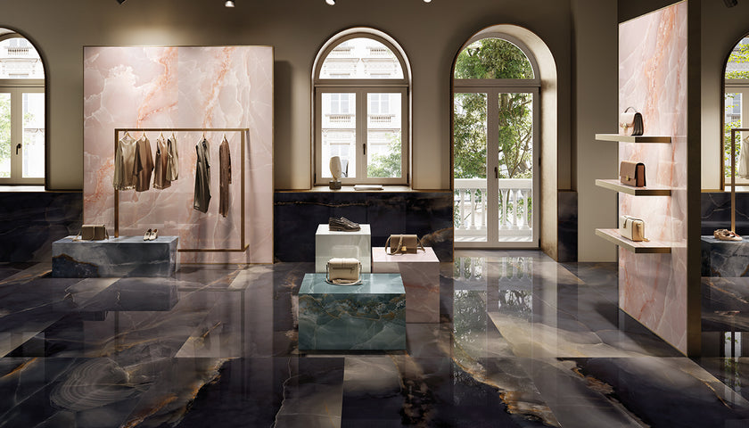 Ambiance carrelage Emil Tele di Marmo Onyx Onyx Ambiente 3 Boutique