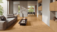 Ambiance carrelage Emil Playwood Playwood Intense Playtangram 100x100 Brick 5x30 Amb Living