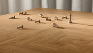 Ambiance carrelage Emil Playwood Playwood Intense Playtangram 100x100 Scacchiera